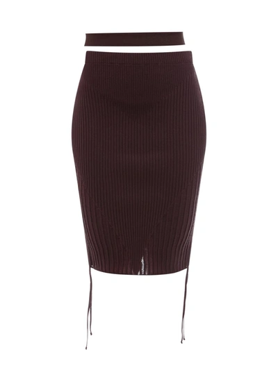 Andrea Adamo Skirt In Brown