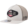 New Era Men's  Natural Detroit Tigers Retro Beachin' Patch A-frame Trucker 9fifty Snapback Hat In Natural
