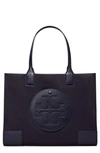 Tory Burch Ella Mini Recycled Nylon Tote Bag In Tory Navy