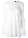 ELLERY RIBBED FLARED SLEEVE TOP,7ST913F101012008496
