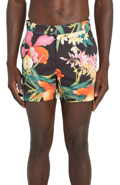 Tom Ford Bold Orchid Swim Trunks In Bold Orchid Red