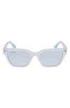 LACOSTE 53MM RECTANGULAR SUNGLASSES