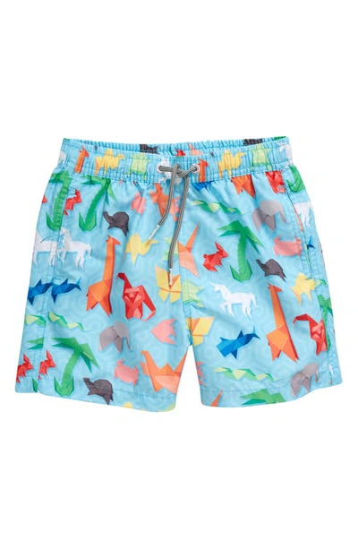 BOARDIES BOARDIES KIDS' PRINT SWIM TRUNKS