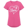 OUTERSTUFF GIRLS YOUTH PINK SAN FRANCISCO GIANTS LOVELY T-SHIRT