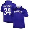 FANATICS FANATICS BRANDED AUSTON MATTHEWS BLUE TORONTO MAPLE LEAFS BIG & TALL NAME & NUMBER PULLOVER HOODIE