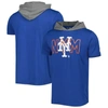 NEW ERA NEW ERA ROYAL NEW YORK METS TEAM HOODIE T-SHIRT