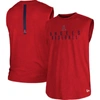 NEW ERA NEW ERA RED LOS ANGELES ANGELS TEAM MUSCLE TANK TOP