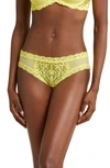 Natori Feathers Hipster Panty In Lemon Lime