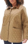 Barbour Women's Plus Size Annandale Quilted Corduroy-collar Jacket In Trench