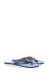 Barbour Toeman Flip Flop In Powder Blue