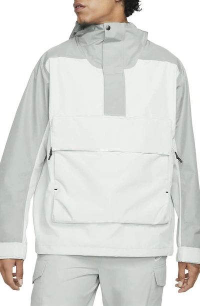 Nike Men's  Sportswear Storm-fit Adv Gore-tex Anorak In Mica Green/ Light Silver