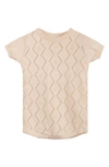 Feltman Brothers Eyelet Cotton Romper In Ecru