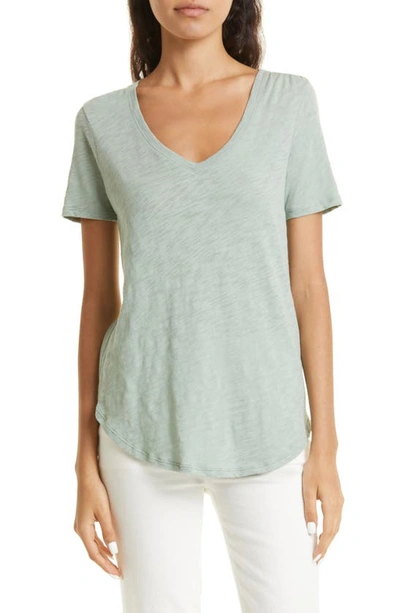 Atm Anthony Thomas Melillo Men Slub Crew Tee In Sage In Multi