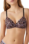 B.tempt'd By Wacoal Future Foundation Wireless T-shirt Bra In Vintage Floral