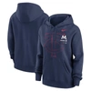 Nike Navy Minnesota Twins Big Game Pullover Hoodie In Navy