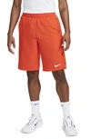 Nike Men's Court Dri-fit Victory 11" Tennis Shorts In Picante Red/ Black/ White