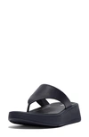 Fitflop F-mode Platform Sandal In Midnight Navy