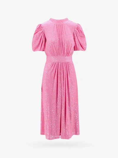 Rotate Birger Christensen Rotate Midi Dress In Pink