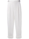 TOM FORD HIGH WAISTED CROPPED TROUSERS,PAW070FAX18512020687