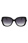 OSCAR DE LA RENTA 54MM BUTTERFLY SUNGLASSES