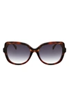 OSCAR DE LA RENTA 54MM BUTTERFLY SUNGLASSES