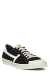 Tom Ford Jarvis Low Top Sneaker In Black/ Beige/ Cream