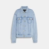 Coach Outlet Novelty Denim Jacket In Blue
