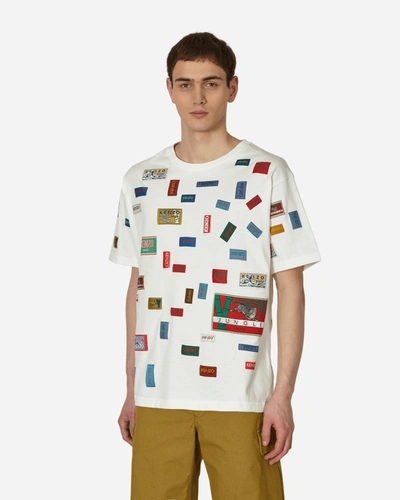 Kenzo Archive Labels Oversize T-shirt In White