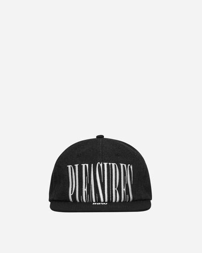 Pleasures Stretch Snapback In Black