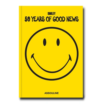 Assouline Smiley: 50 Years Of Good News Book In Yellow
