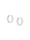 ASTLEY CLARKE plain mini honeycomb hoop earrings,39135SNOEOS12005985