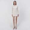 Jonathan Simkhai Mccall Cage Crochet Mini Dress In White