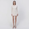 Simkhai Mccall Cage Crochet Mini Dress In White