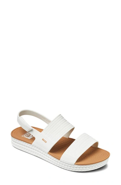 Reef Water Vista Slingback Sandal In White/ Tan