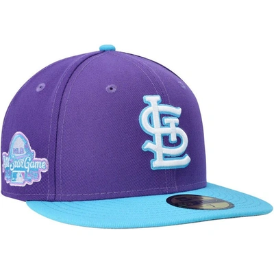 NEW ERA NEW ERA PURPLE ST. LOUIS CARDINALS VICE 59FIFTY FITTED HAT