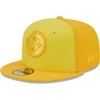 NEW ERA NEW ERA  GOLD PITTSBURGH STEELERS TRI-TONE 59FIFTY FITTED HAT