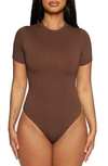 NAKED WARDROBE THE NW LOVIN' THE CREW T-SHIRT BODYSUIT