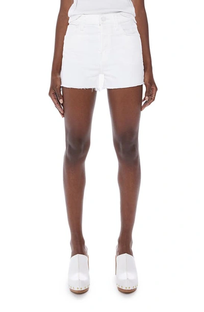Mother Proper High Rise Jean Shorts In Totally Innocent