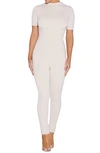 NAKED WARDROBE SWEET T FUNNEL NECK JUMPSUIT