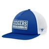 Majestic Men's  Royal, White Los Angeles Dodgers Foam Trucker Snapback Hat In Royal