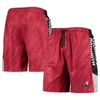 Foco Red Colorado Mammoth Static Mesh Shorts In Red