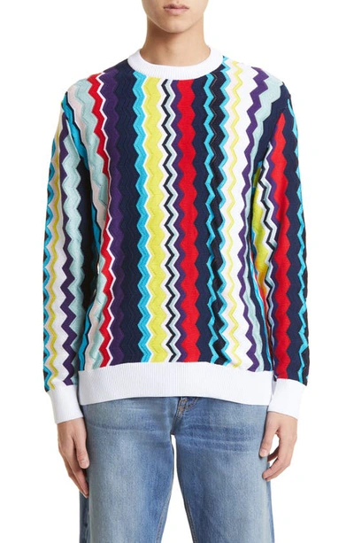 Missoni Zigzag Sweater In Multicolor