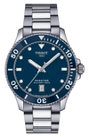 TISSOT SEASTAR 1000 BRACELET WATCH, 40MM