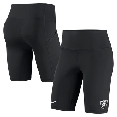 Nike Black Las Vegas Raiders Biker Shorts