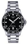 Tissot Seastar 1000 Watch, 40mm In Grey/ Silver