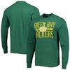47 '47 GREEN GREEN BAY PACKERS BRAND WIDE OUT FRANKLIN LONG SLEEVE T-SHIRT