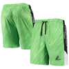 Foco Green Saskatchewan Rush Static Mesh Shorts In Green