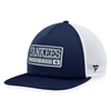 Majestic Men's  Navy, White New York Yankees Foam Trucker Snapback Hat In Navy