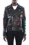 CULT OF INDIVIDUALITY LEATHER MOTO JACKET