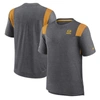 Nike Heather Charcoal Green Bay Packers Sideline Tonal Logo Performance Player T-shirt In Heather Gray